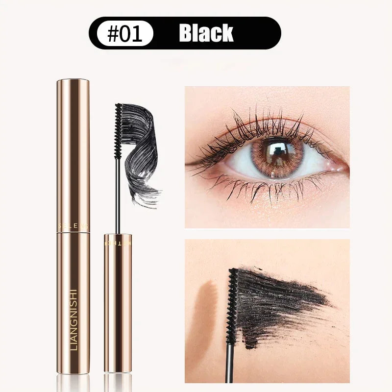 **« Mascara mat fibres de soie – Waterproof, séchage rapide et recourbant »**