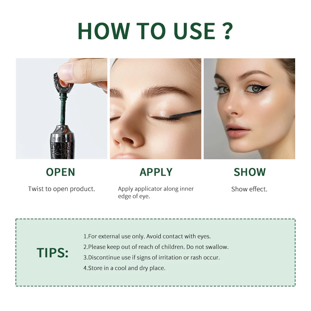 Crayon en Poudre – Eyeliner Longue Tenue, Doux et Respectueux de la Peau, Facile à Utiliser, Traçage Fluide