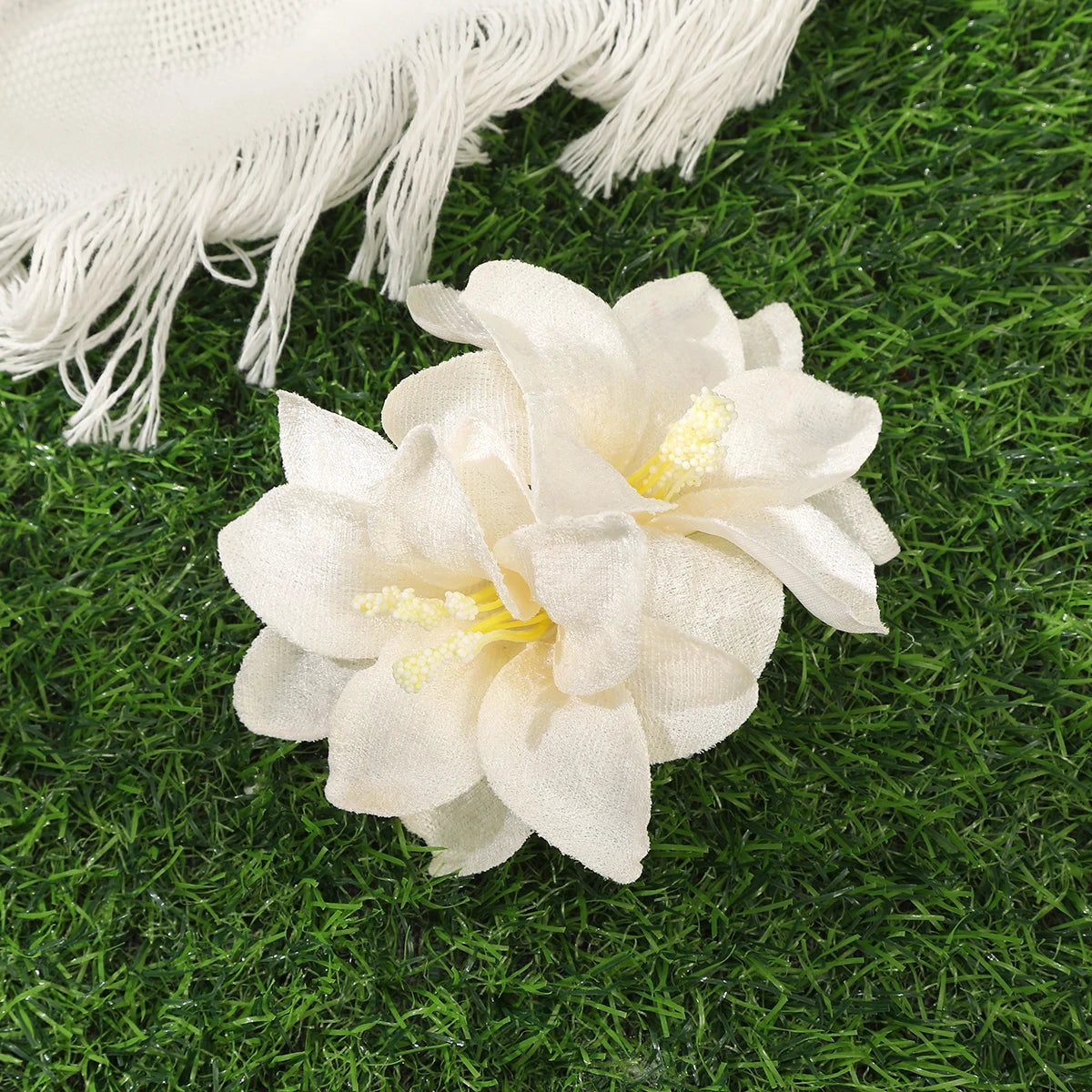 « Barrettes Femme – Fleurs Orchidée, Style Bohème »