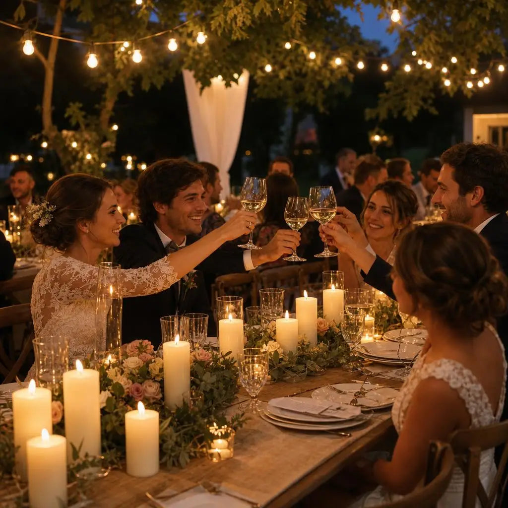 LED Flameless Flickering Candles Set (6–120 PCS) – Battery Operated Candles for Weddings & Events