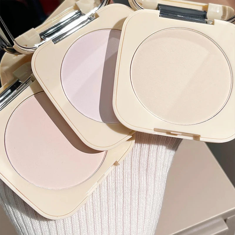 Poudre compacte coussinée pour le visage – Douce, contrôle de l’huile, matte, anti-cernes, finition lisse, poudre pressée pour maquillage, cosmétiques