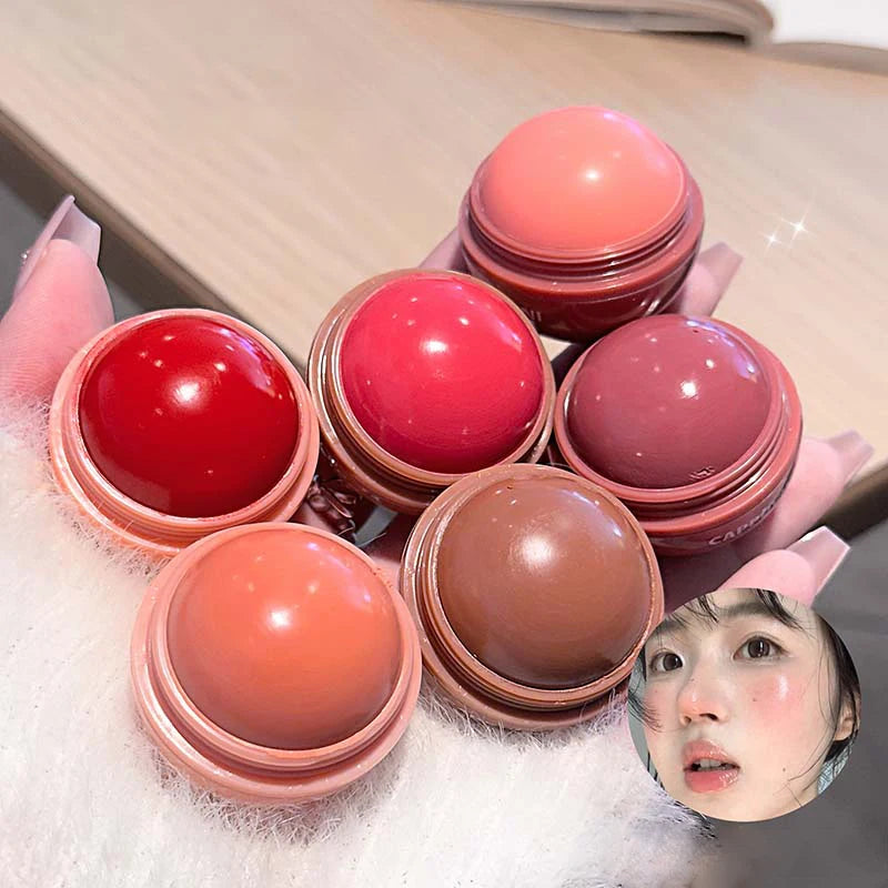 Blush Boule Haute Pigmentation — Teinte Naturelle, Saturation Intense, Éclaircissant et Hydratant, Facile à Appliquer, Crème Blush Soie pour Contour et Maquillage