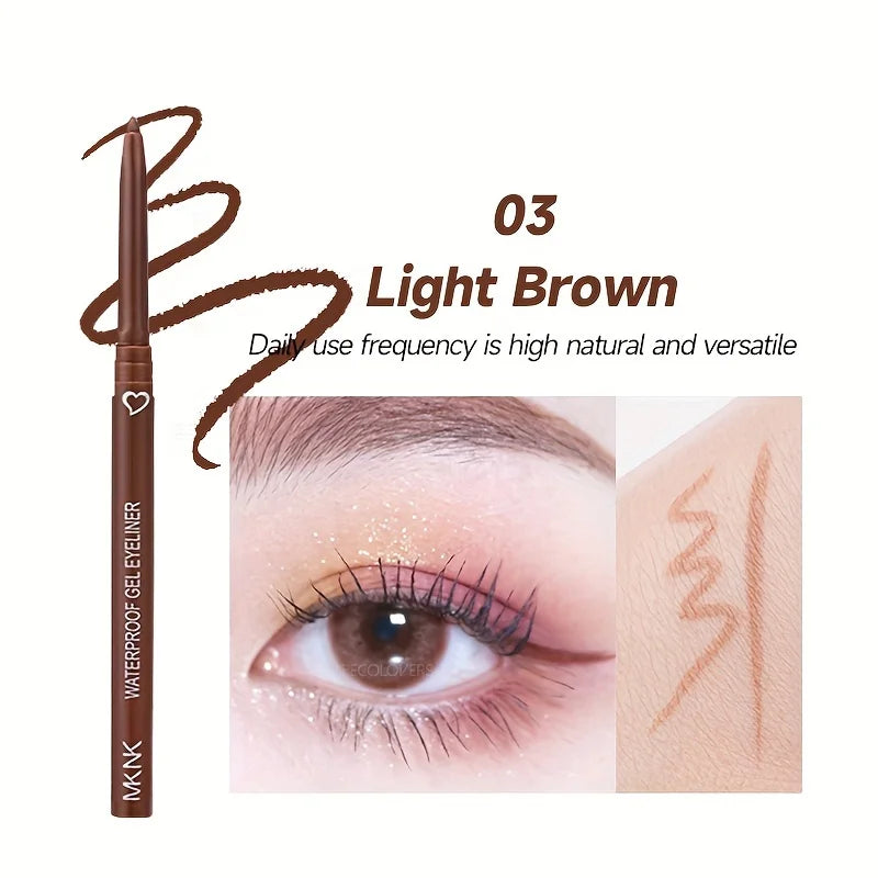 Crayon Eyeliner Longue Tenue – Waterproof, Haute Pigmentation, Ombre à Paupières, Maquillage des Yeux pour Femmes