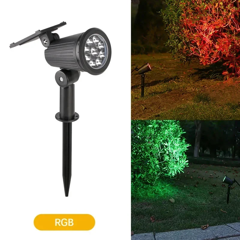 9 LED Solar Spotlight – Adjustable Outdoor Garden Light