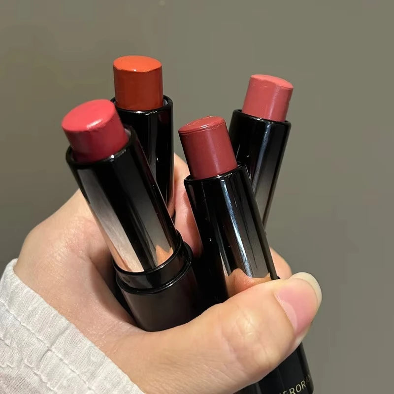 Rouge à Lèvres Nude – Fini Miroir, Baume Hydratant, Teinte Naturelle Russet, Maquillage des Lèvres