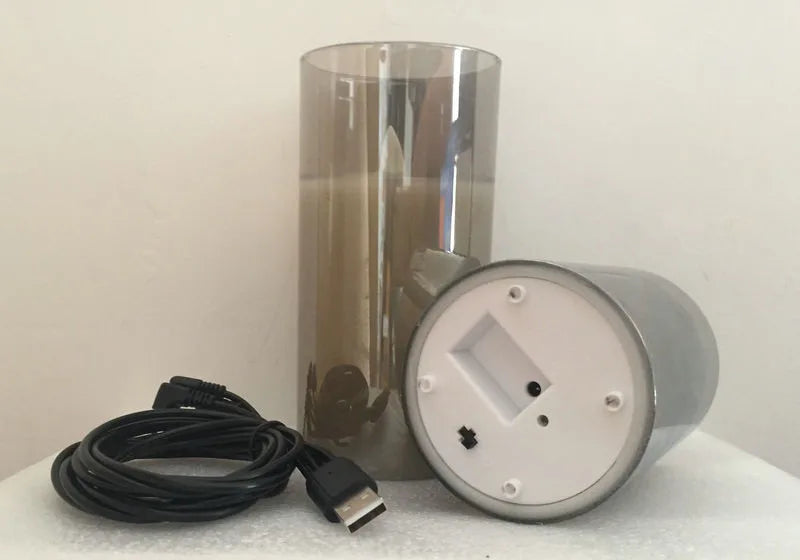 Rechargeable LED Flameless Pillar Candle Set – Real Wax Moving Wick Candles with Remote & Timer