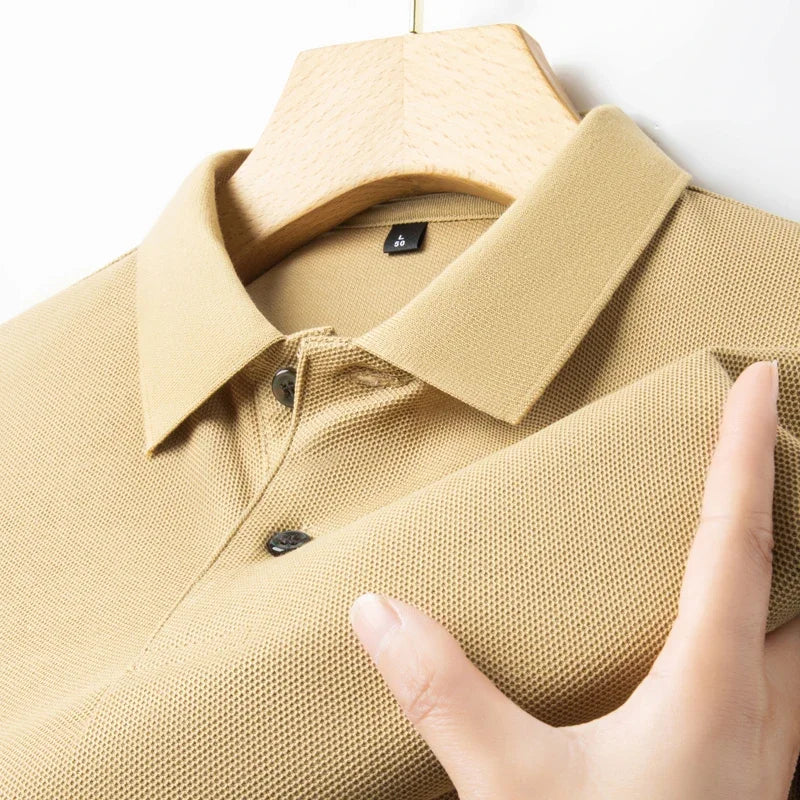 Polo 100% coton pour hommes – T-shirt respirant décontracté d'été, 19 couleurs, idéal pour le golf et le sport, décontracté d'affaires, finition semblable à la soie