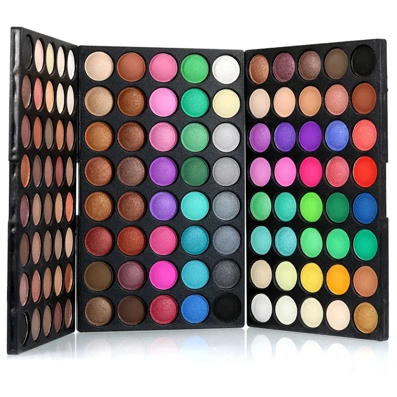 **« Palette fards à paupières 120 couleurs – Mat, pailleté et nude, kit maquillage complet »**