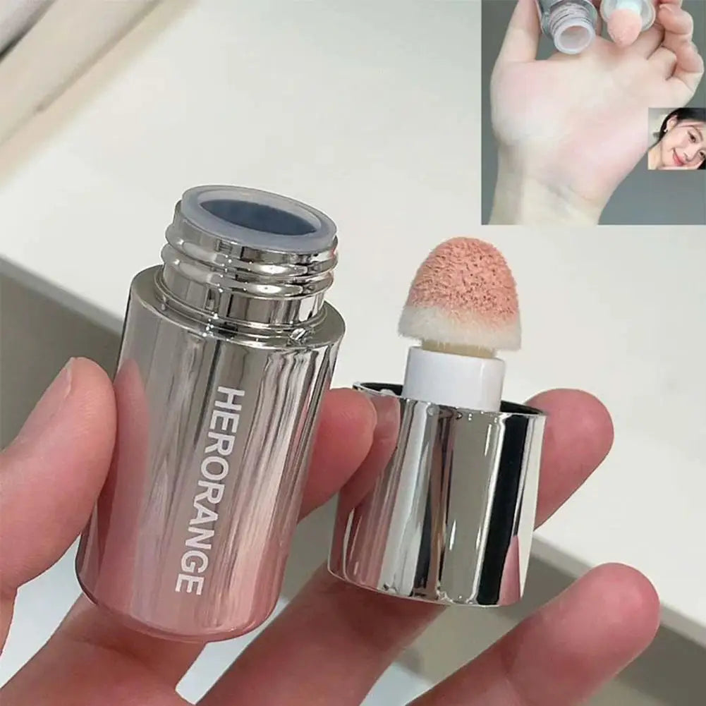 Blush Liquide Visage — Texture Mousse Lisse pour Joues et Yeux, Fini Mat et Pailleté, Stick Waterproof pour Contour et Highlight, Maquillage Complet