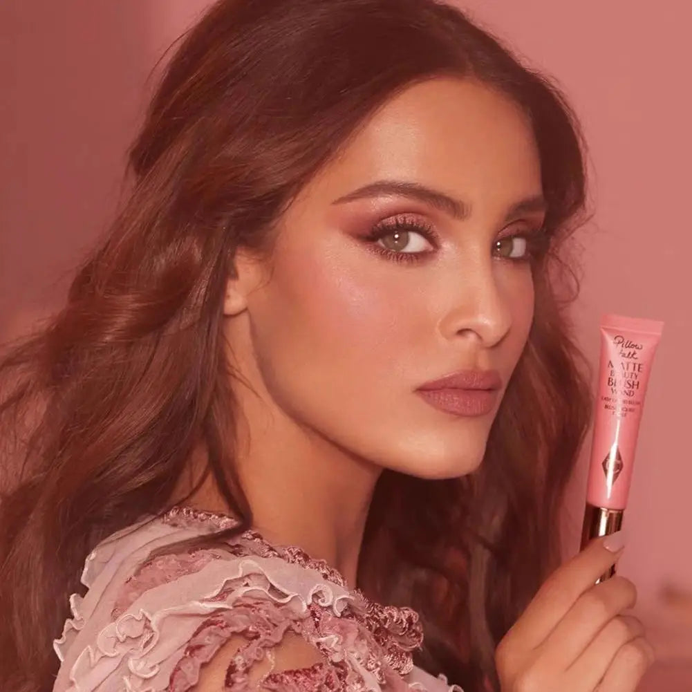 Blush liquide stylo compact – Longue tenue, non oxydant, teinte rosée éclatante – Sublime le teint et les contours du visage, adapté à tous types de peau