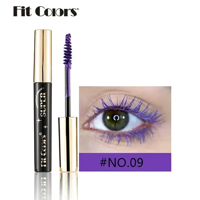 Mascara fibres de soie 5D – Mascara coloré waterproof, 14 teintes, effet 3D, allonge et épaissit les cils, extension de cils, cosmétique pour les yeux