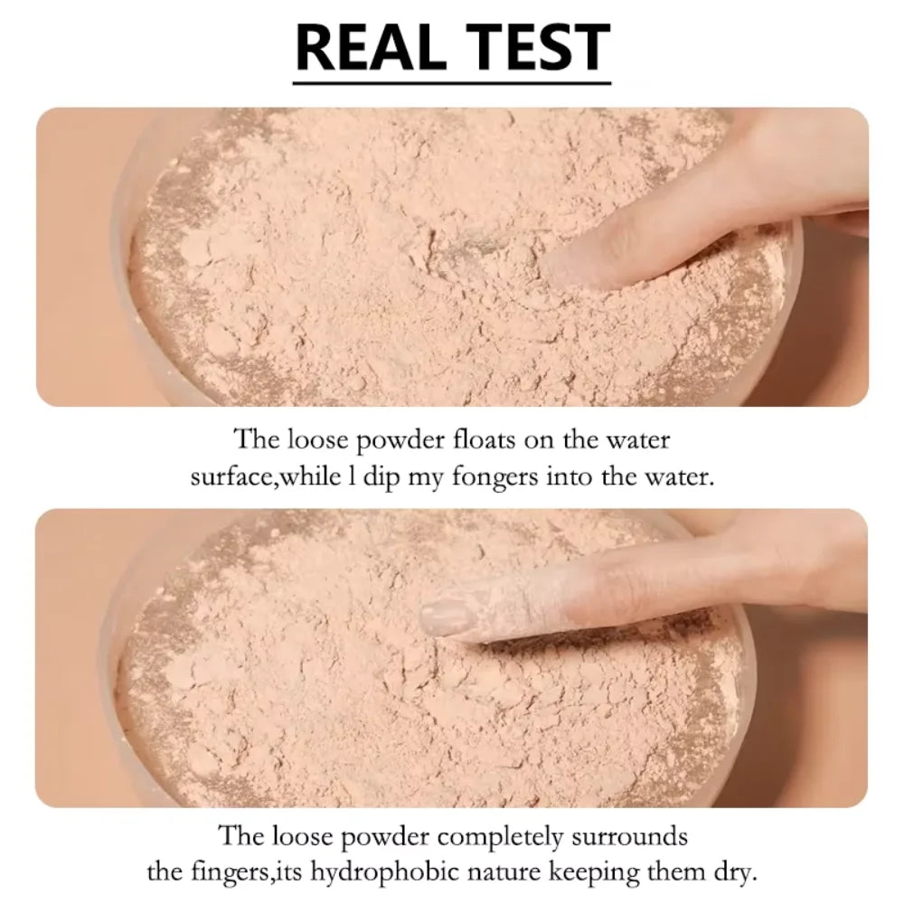 Poudre Libre – Avec Emballage, Naturelle, Douce, Transparente, Couleur Miel, Poudre de Maquillage