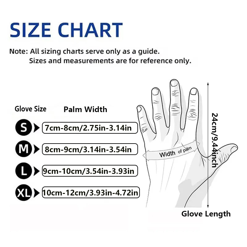 Disposable Black Nitrile Gloves – Latex-Free Powder-Free Cleaning Gloves