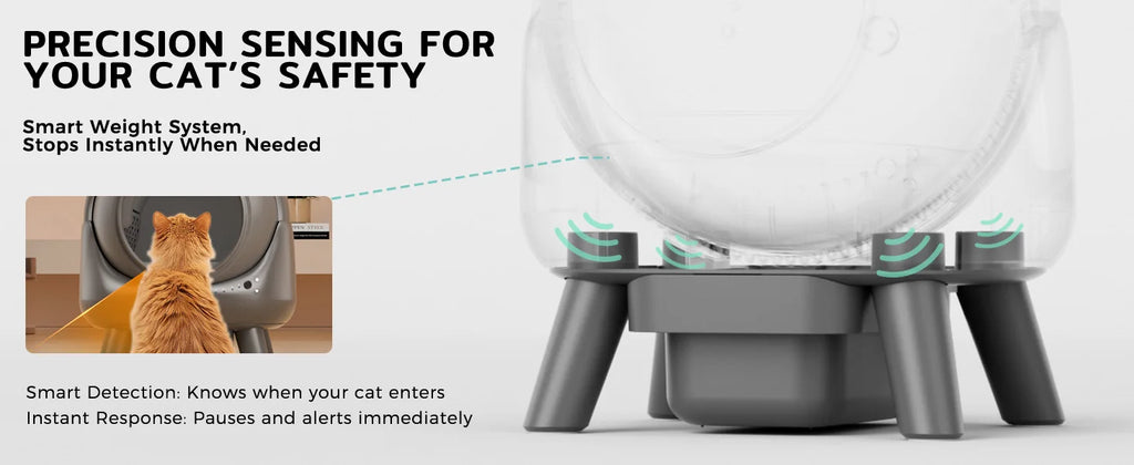 80L Smart Self-Cleaning Cat Litter Box – Automatic App-Controlled Litter Box