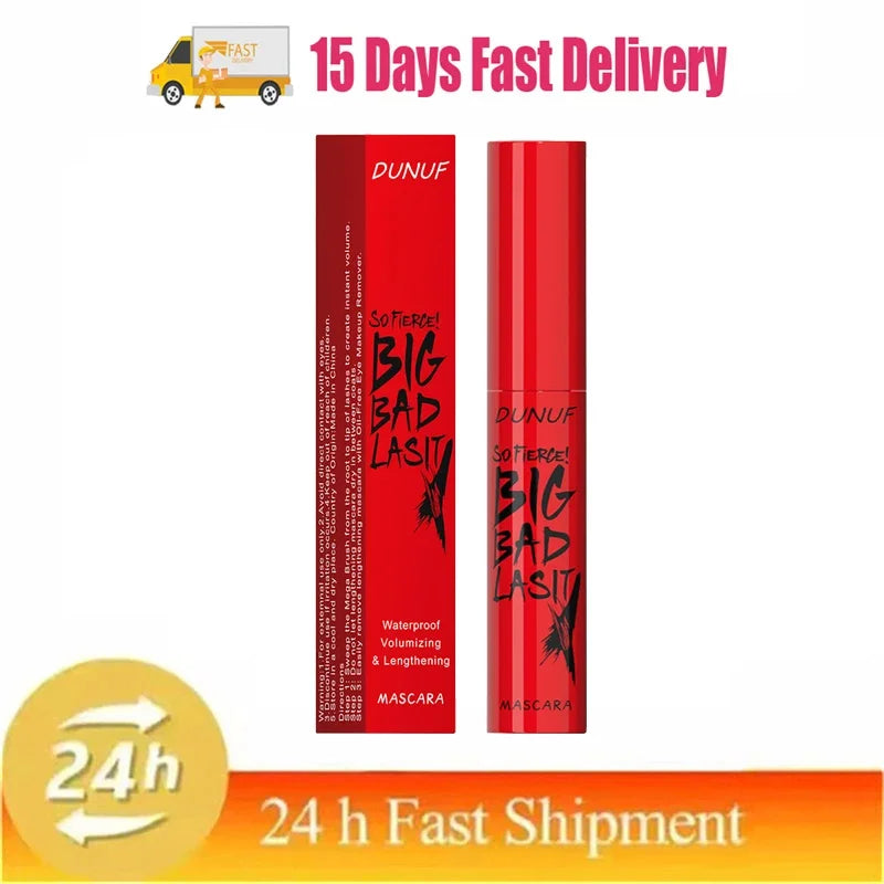 Mascara waterproof allongeant cils noirs soyeux longue tenue extensions maquillage coréen