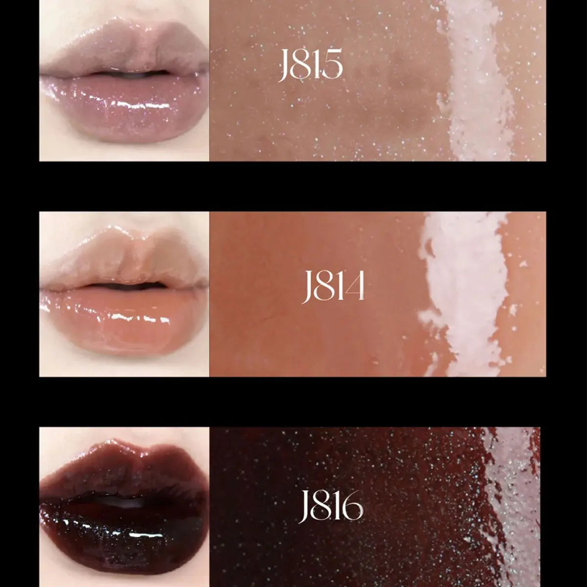 Girlcult Unreal Lip Gloss-4 nuances, texture brillante irisée, hydratant non collant, dégradé de lèvres amical, saison de vacances, fête