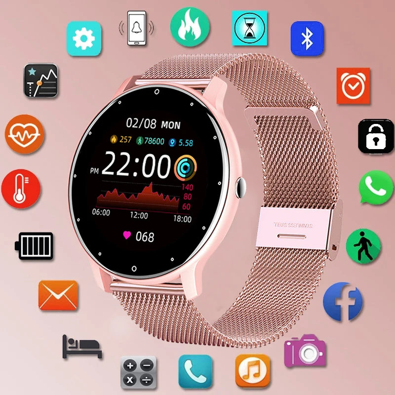 Etanche femmes montre bracelet intelligent prévisions météorologiques en temps réel hommes montres sport dames montre intelligente pour Xiaomi Android IOS