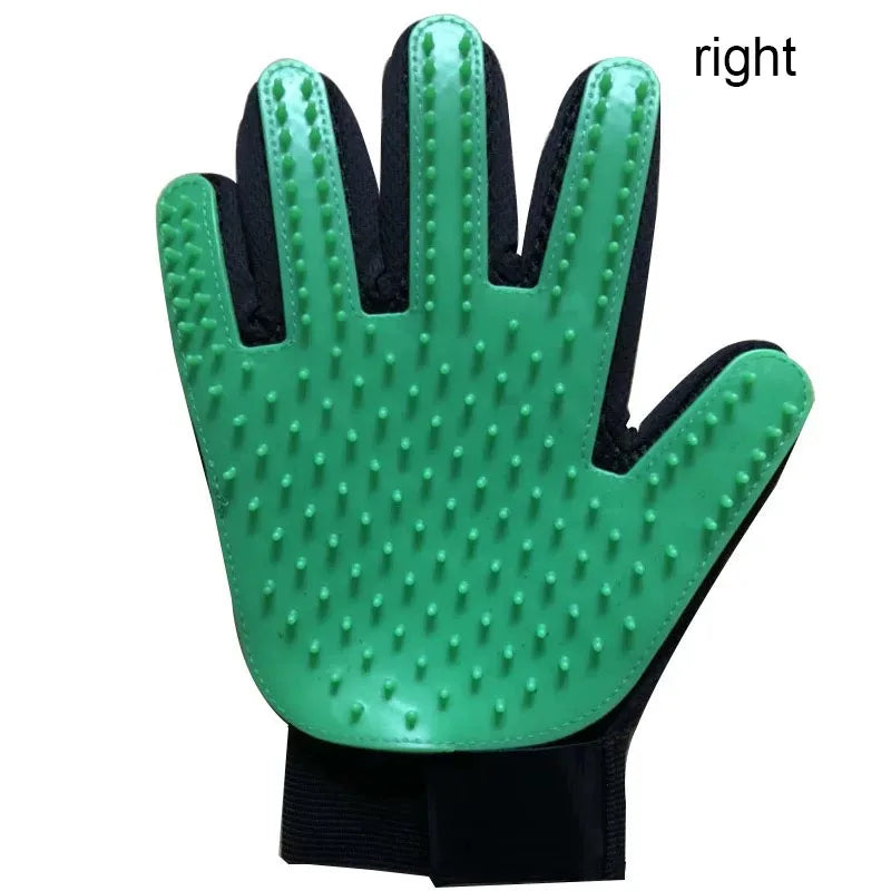 Pet Grooming Glove – Deshedding & Massage Brush for Dogs and Cats