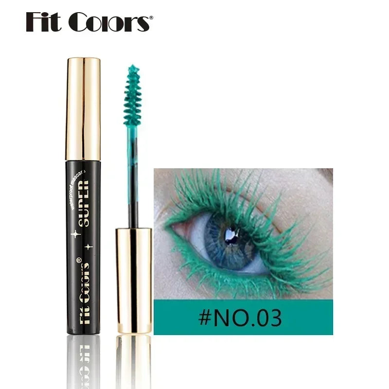 Mascara fibres de soie 5D – Mascara coloré waterproof, 14 teintes, effet 3D, allonge et épaissit les cils, extension de cils, cosmétique pour les yeux