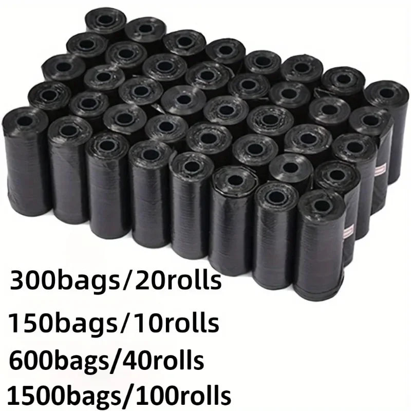 Portable Dog Poop Bags with Dispenser – Leak-Resistant Pet Waste Bags