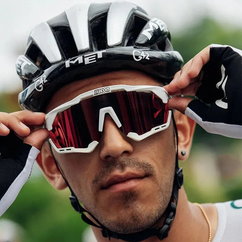 Lunettes de cyclisme– Protection UV400 | Pour hommes et femmes | Lunettes de sport outdoor pour VTT, route et cyclisme en général
