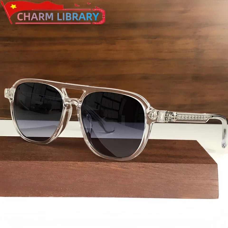 « Lunettes de soleil rétro – Acétate luxe, UV400 mixte »