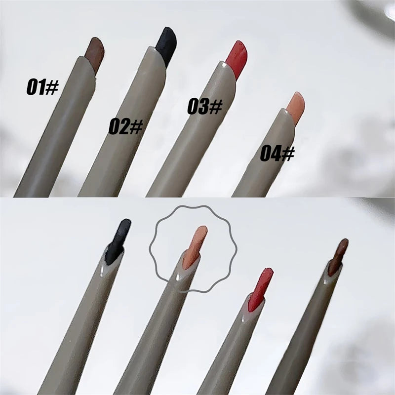 Crayon Eyeliner Soie Longue Tenue — naturel, mat, couleur rouge vin, facile à appliquer, waterproof, maquillage des yeux