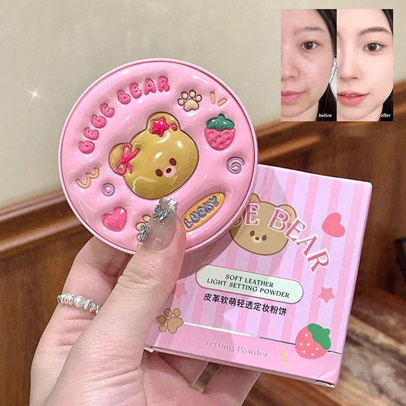 Poudre Pressée Naturelle Mat Embossée – Poudre Fixante Translucide Professionnelle Anti-Brillance • Haute Tenue • Contrôle du Sébum • Effet Lissant & Unifiant