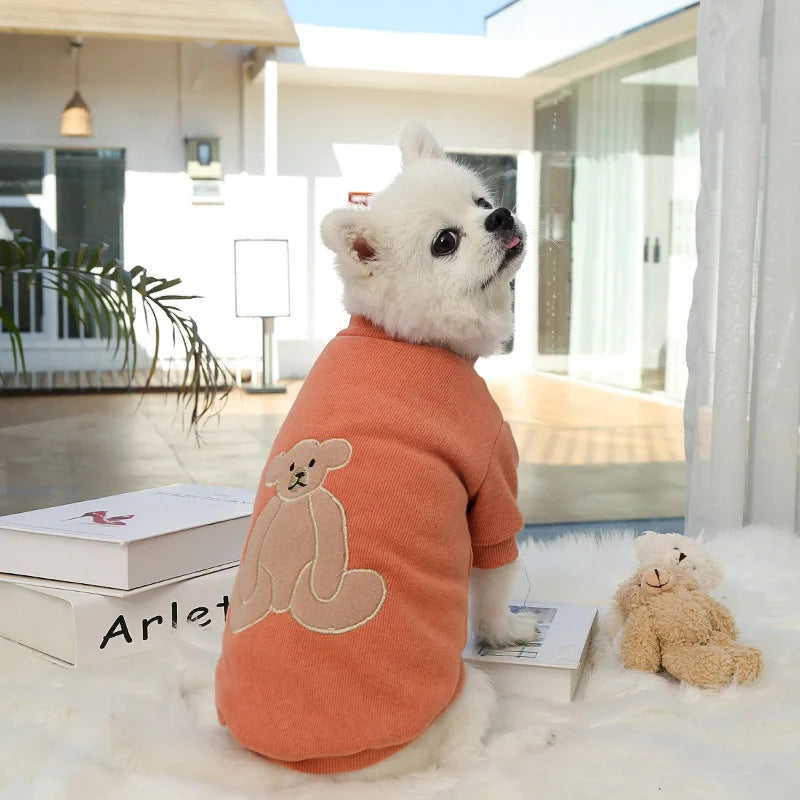 Winter Fleece Pet Sweatshirt – Warm Jacket for Dogs & Cats
