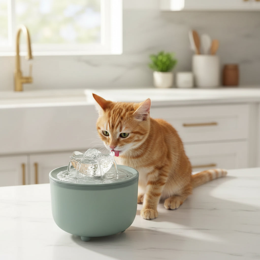 Pets Water Fountain Auto Filter USB Electric Mute Cat Drinker Bowl 1200mL Recirculate Filtring Drinker for Cats Water Dispenser
