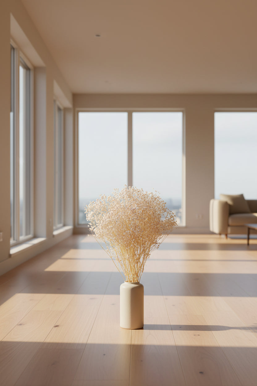 Natural Preserved Dried Baby’s Breath Flowers – Decorative Gypsophila Bouquet
