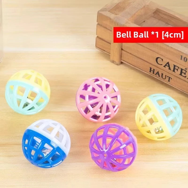Felt Cat Puzzle Box with Ball – Interactive Hunting & Exercise Toy