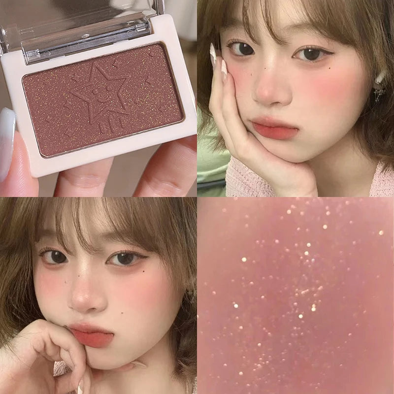 Blush Mono Couleur — Poudre Miel Naturelle, Effet Éclaircissant et Illuminateur, Teinte Rouge, 6 Couleurs Disponibles