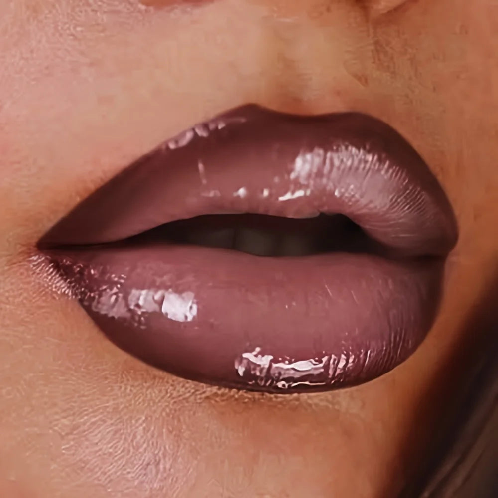 Set 3 Pièces Gloss à Lèvres– Crayon, Baume et Huile, Non Collant, Pailleté, Nourrissant et Hydratant