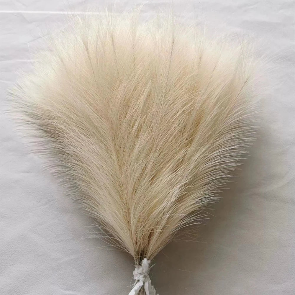 Artificial Pampas Grass Set – Fluffy Boho Decorative Reed Flowers