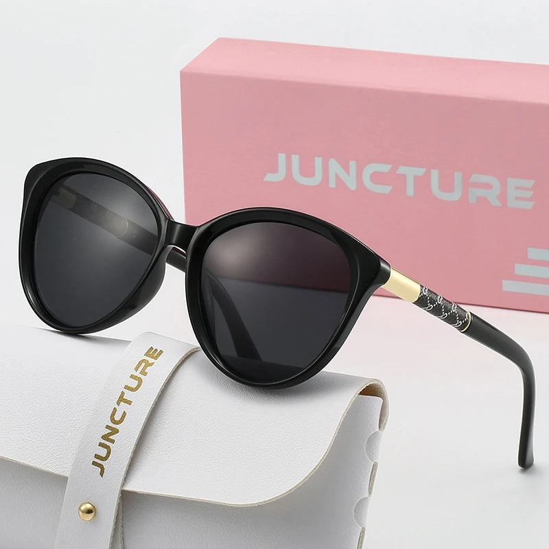 « Lunettes de soleil– Femme Cat Eye Polarisées Noires »