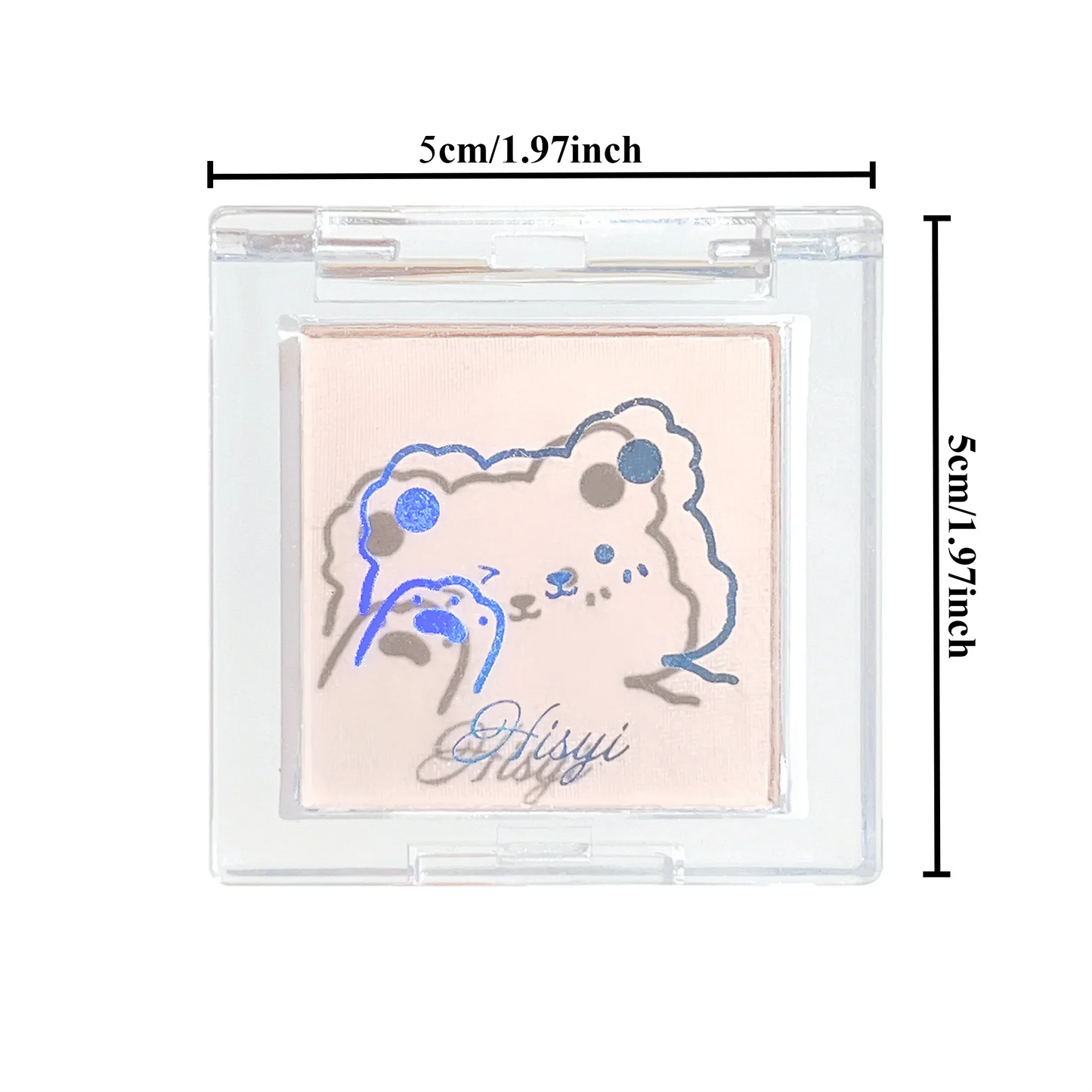 Palette de fards à paupières monochromes mats, poudre illuminatrice lumière naturelle pour un contour des yeux délicat et lumineux