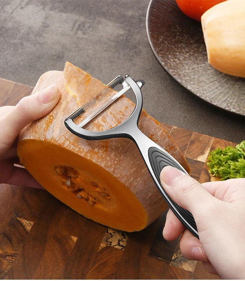 Stainless Steel Vegetable Peeler – Multifunction Potato, Carrot & Fruit Peeler Kitchen Tool