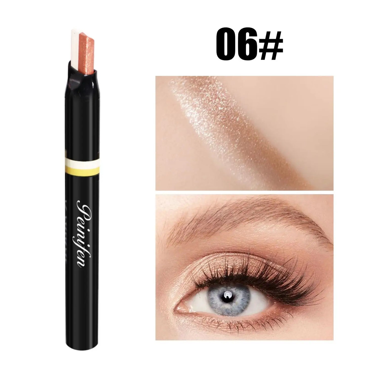 **« Crayon fard à paupières bicolore – Dégradé, pailleté et haute pigmentation »**