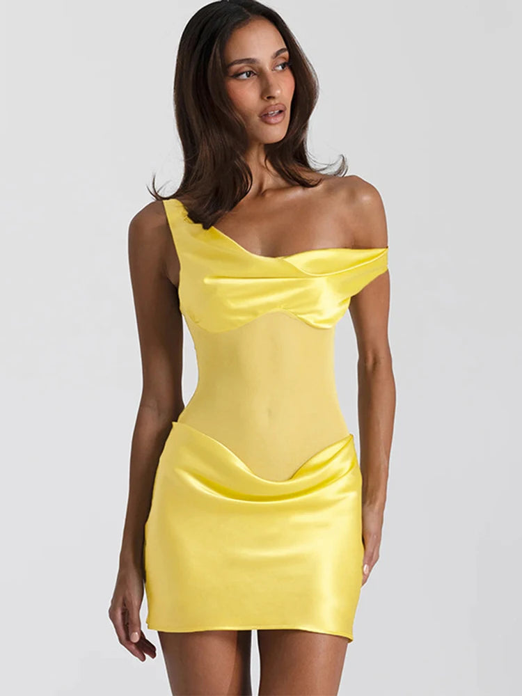 Robe Patchwork Mini Femme – Sexy et Club