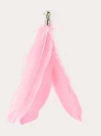 Interactive Suction Cup Feather Cat Wand Toy with Bell