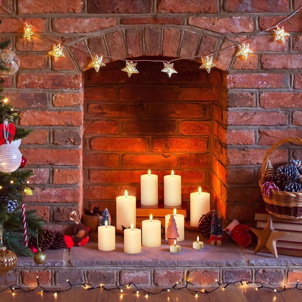 LED Flameless Flickering Candles Set (6–120 PCS) – Battery Operated Candles for Weddings & Events
