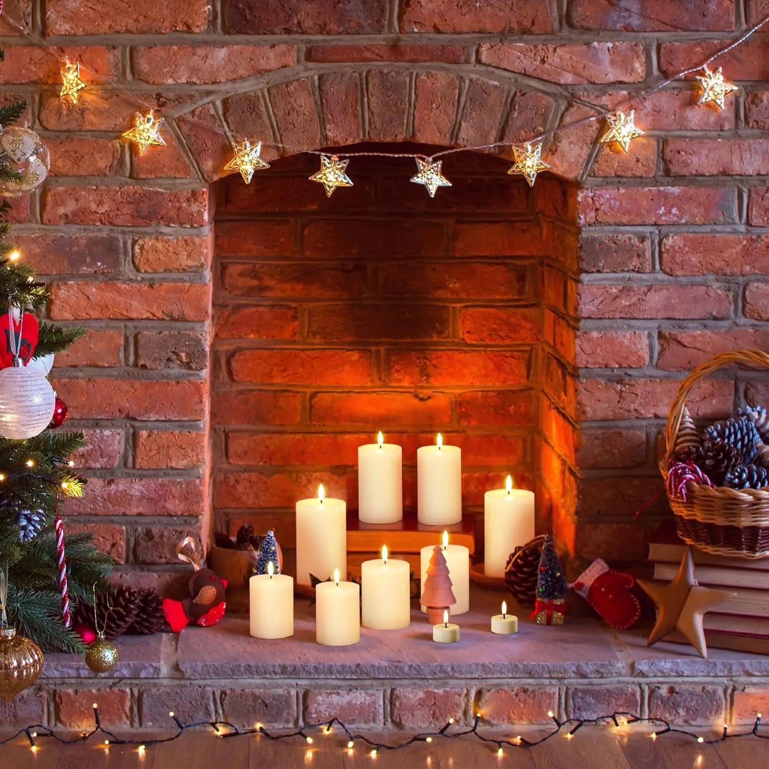 LED Flameless Flickering Candles Set (6–120 PCS) – Battery Operated Candles for Weddings & Events
