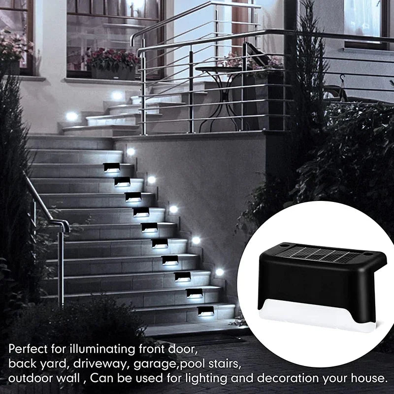Solar Deck Lights – Waterproof LED Step & Fence Lights for Outdoor Spaces