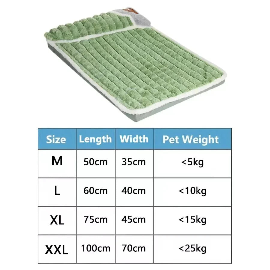 Orthopedic Memory Foam Dog Bed – Washable Pet Cushion with Removable Cover