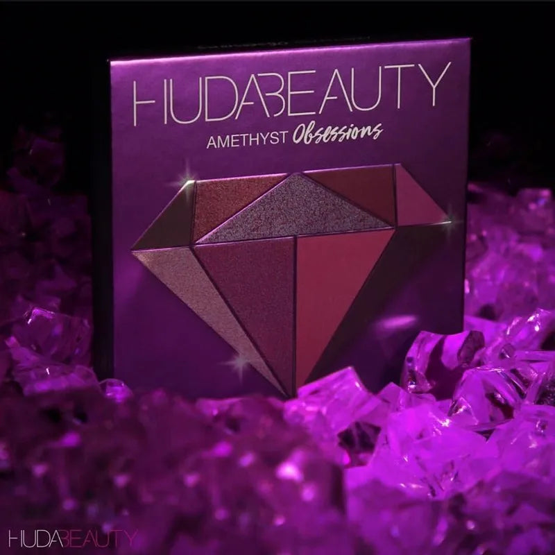 **« Palette fards à paupières 9 couleurs – Diamant, améthyste, rubis, or, mat et pailleté »**