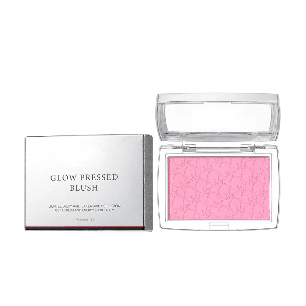 Palette de Blush Monochrome — Teinte Naturelle pour Joues, Poudre Blush, Maquillage Visage, Fini Mat, Rouge Pêche, Palette pour Contouring