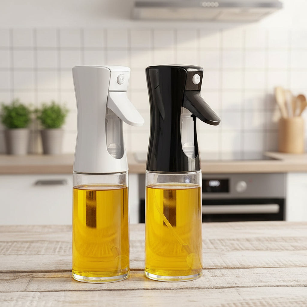 Reusable Olive Oil Sprayer Bottle – Food-Grade Oil & Vinegar Mist Dispenser for Cooking, BBQ & Kitchen Use