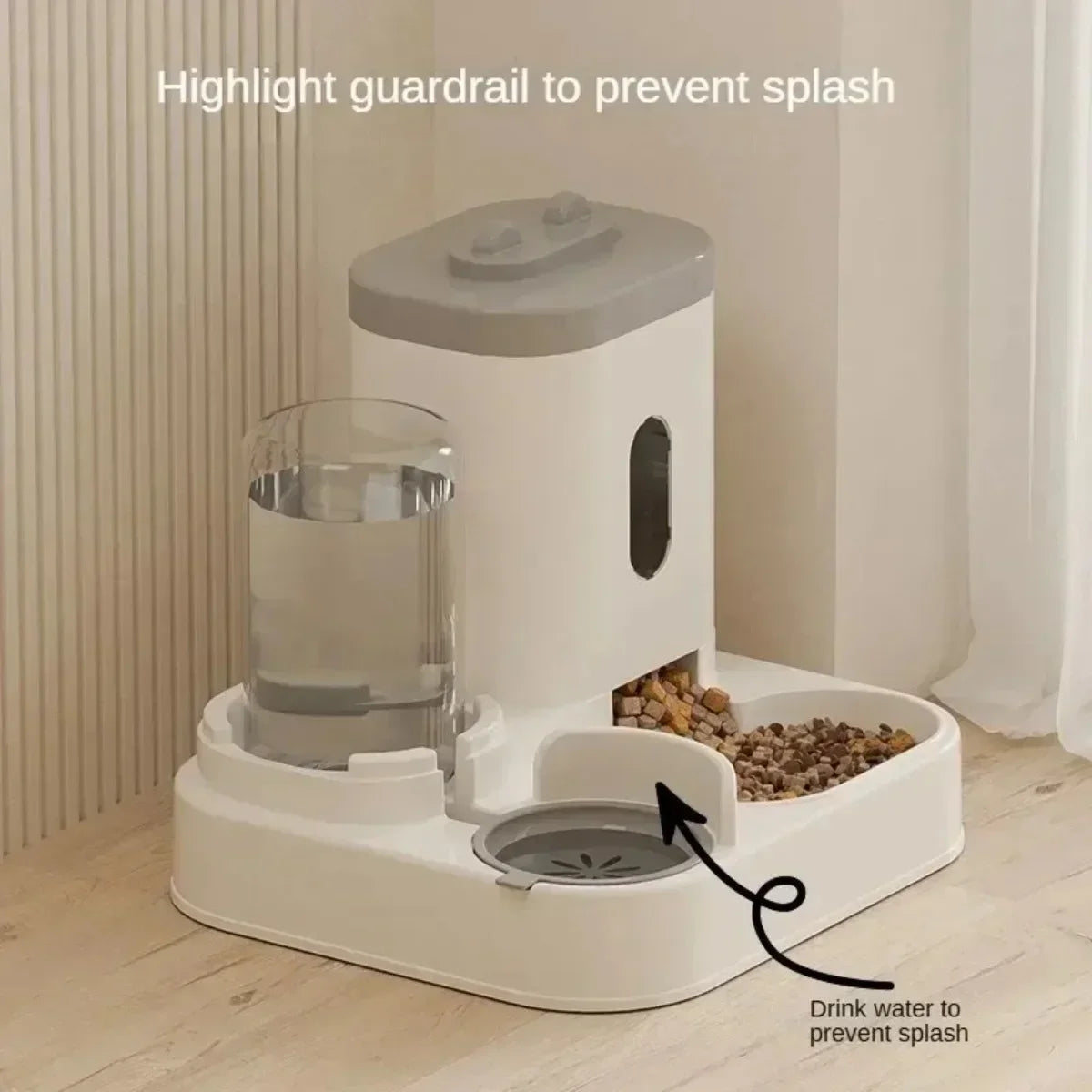 Automatic Pet Feeder & Water Dispenser – Large Capacity Food and Water Station