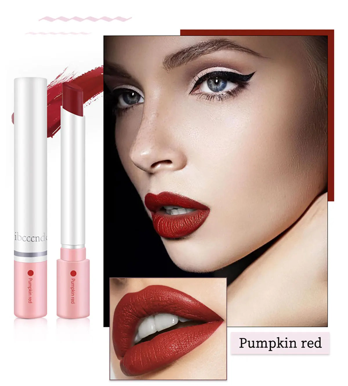 Set 4 Pièces Rouge à Lèvres Waterproof – Longue Tenue, Fini Mat Transparent, Cadeau Idéal Saint-Valentin